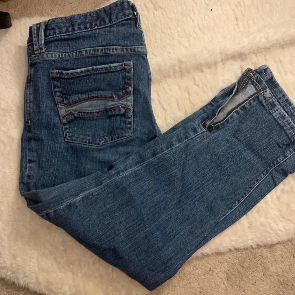 Abercrombie and Fitch crop jeans